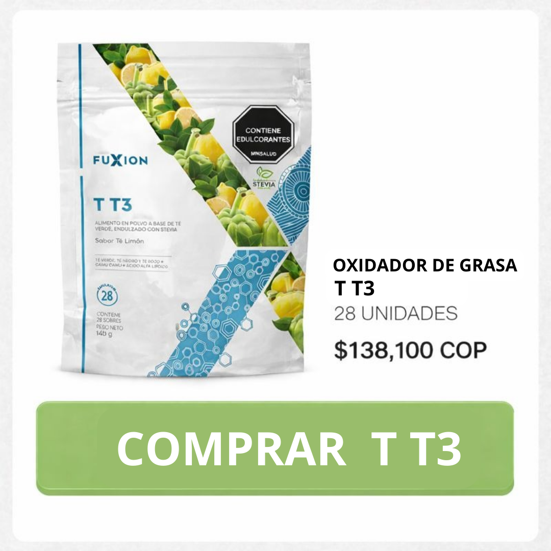 T T3 – Oxidador de grasa sabor Limón (Doypack 28 x 5 g)